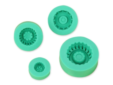 Silicone Mould - 4 Wheels